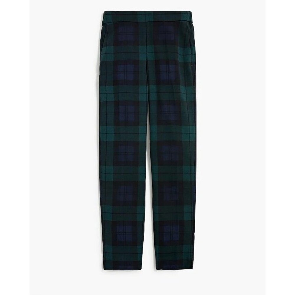 J Crew Womens Size 6 Pull On Jamie Pants in Traditional Blackwatch Plaid BL138